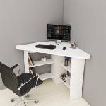 ASIR GROUP Бюро CORNER 73, 8x80 см бял (AS1869)