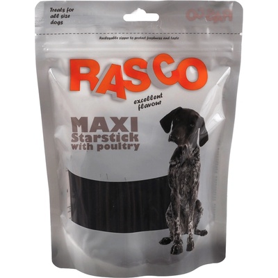 Rasco dog pochúťka maxi tyčinka v tvare hviezdy s hydinou 10 cm 450 g