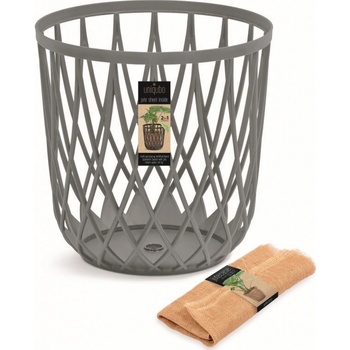 Prosperplast Univerzálny kôš UNIQUBO šedý kameň 44,7cm