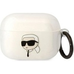Karl Lagerfeld Кейс Karl Lagerfeld KLAPHNIKTCT за AirPods Pro, прозрачен, Karl`s Head (3666339087999)