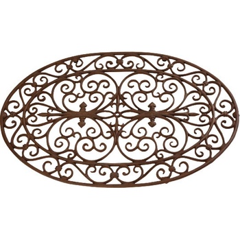 Esschert Design Best for Boots ornament hnědá litina oválná průměr 75 cm