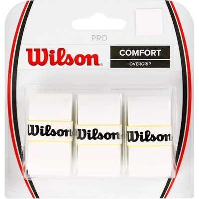 Wilson Pro overgrip 3ks bílá – Sleviste.cz