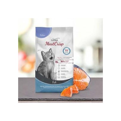 PLATINUM Пълноценна суха храна за подрастващи котенца Platinum MeatCrisp Kitten Fish с 86% Прясна риба