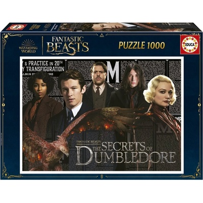 Educa Пъзел, Educa, Фантастични животни, Тайните на Дъмбълдор, 1000 части