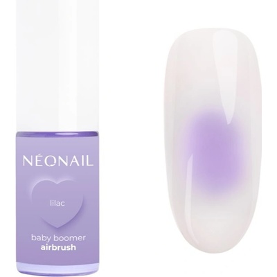 NeoNail Baby Boomer Airbrush farebný púder na nechty odtieň Lilac 5 g