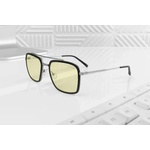 GUNNAR Компютърни очила GUNNAR Baron Silver - Amber (GUN-BAR-05001) - optimal-computers