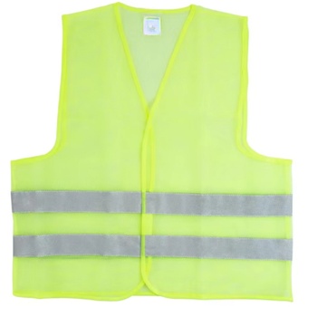 Image 1 of Светлоотразителна жилетка xl с мрежеста материя и велкро закопчаване (5801)