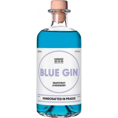 Garage22 Blue Gin 42% 0,5 l (holá láhev)