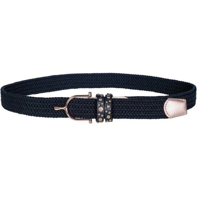 HKM pásek Rosegold Glamour deep blue