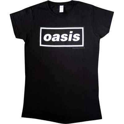 Oasis tričko Decca Logo Čierna