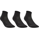 Artengo Športové ponožky RS500 stredne vysoké 3 páry čierne