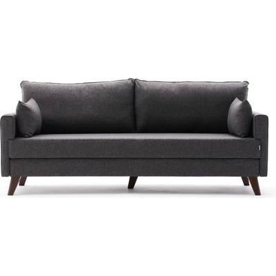 Hanah Home Антрацитен разтегателен диван 208 cm Bella - Balcab Home (825BLC2575)