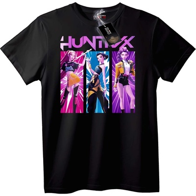 NOONEBRAND Тениска HUNTEX аниме момичета - 4XL, White