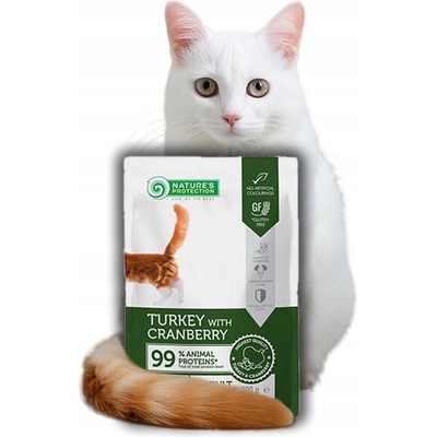 Nature's Protection Cat Sterilised Turkey and Cranberry 100 g