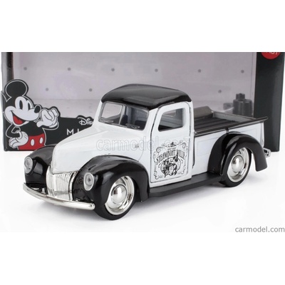 Jada Ford usa Pick-up 1941 Topolino Mickey Mouse Figure Walt Disney Bílá Černá 1:32