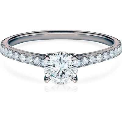 SAVICKI Годежен пръстен Share Your Love: черно злато, диамант