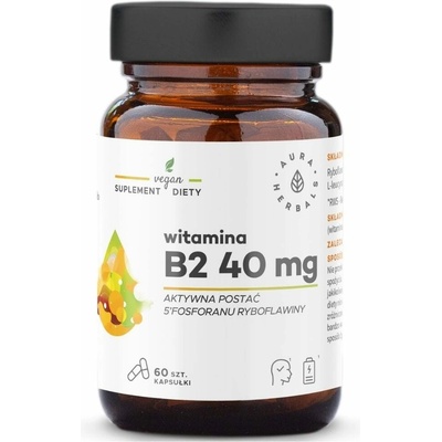 Aura Herbals Vitamin B2 R-5-P 40 mg 60 kapslí