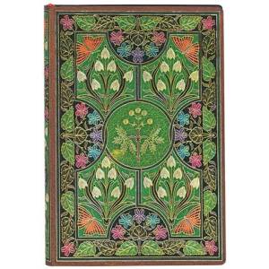 Paperblanks Тефтер Poetry in Bloom, 95 х 140 mm, широки редове, мека корица, 88 листа (FB5367-5)