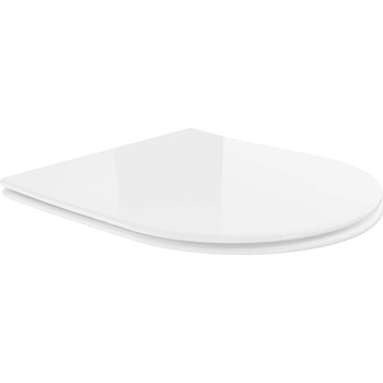 Mexen седалка бавно спадаща slim, дуропласт, бял гланц - 39040100 (39040100)