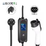  3, 5 kW Преносимо EV Зарядно Устройствo за Електромобили тип 2 , 16 A, щепсел SCHUKO (1465 FL-SD-E100)
