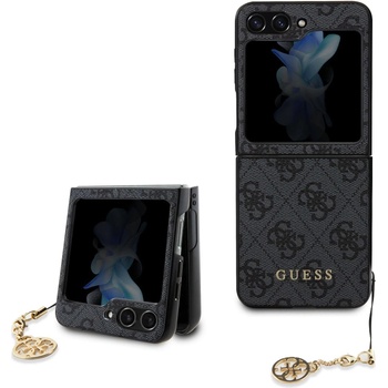 GUESS Гръб Guess 4G Charms Case за Samsung Galaxy Z Flip 5- Сив (3666339171964)