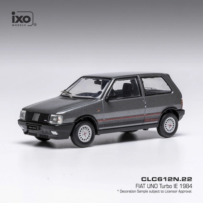 IXO Fiat Uno Turbo i.e 1984 Šedá 1:43