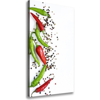 Vertikálny foto obraz na plátne Chilli papričky 50x100 cm