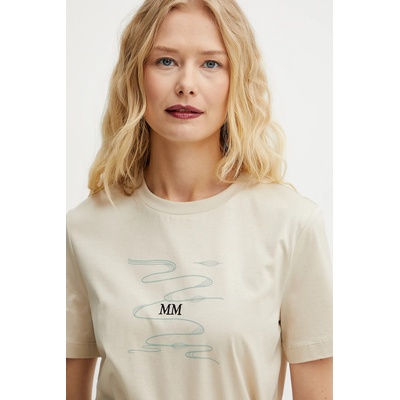 Памучна тениска MM by Max Mara (2516941038600)