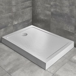 Radaway Правоъгълно душ корито Radaway Doros F Compact Stone 160x80 см бял акрил (SDRFP1680-05-04S)