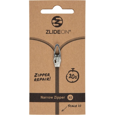 ZlideOn Narrow Zipper Black XS