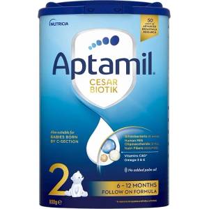 Aptamil Преходно мляко Aptamil - Cesar Biotik 2, 800 g (4NCMIM02DAP2CR800D) - ozone