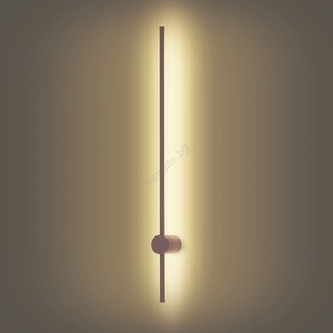 Brilagi - LED външно стенно осветително тяло AURA LED/20W/230V 3000K IP54 97 cm кафяво CRI 90 (BG4637)