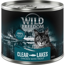 Wild Freedom Adult Clear Lakes pstruh & kuracie 24 x 200 g