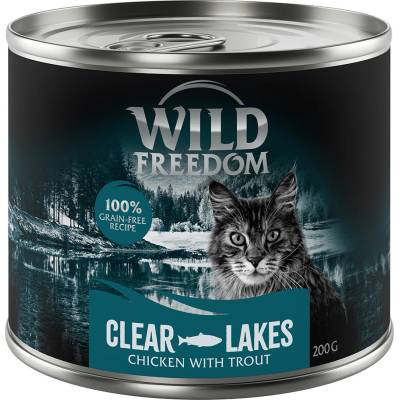 Wild Freedom Adult Clear Lakes pstruh & kuracie 12 x 200 g