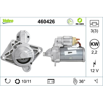 Štartér VALEO 460426