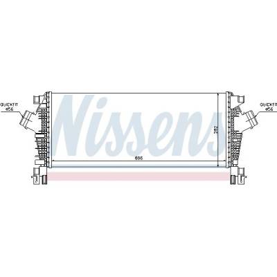 Chladič turba NISSENS 96555