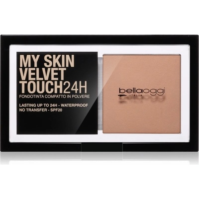 bellaoggi My Skin Velvet Touch 24H kompaktní pudrový make-up SPF20 15C Natural Beige 9 g