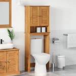 vidaXL Тоалетна Шкаф VIGO Кафяв и меден кафяв 60 x 27 x 161 см (4019127)
