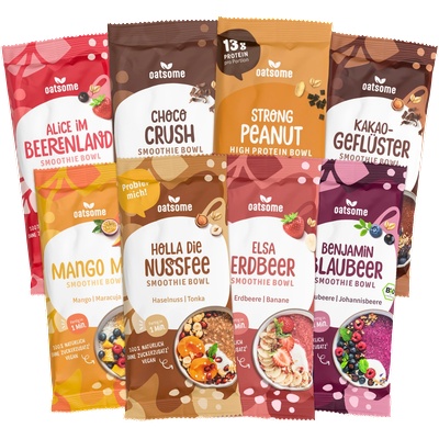 Oatsome Smoothie Bowl - Пробен комплект - 15 x 50g