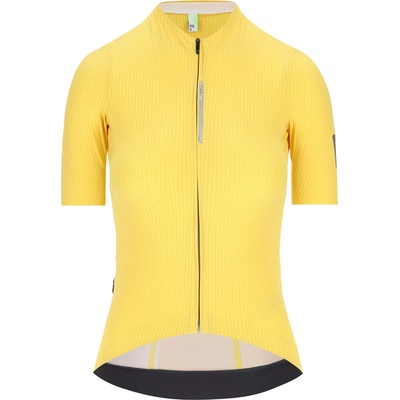 Q36.5 Дамска фланелка с къс ръкав за колоездене Q36.5 Women's Dottore Pro Jersey Cycling jersey - Naples Yellow (156-2425-0412)