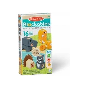 Melissa & Doug Mellisa&Doug: Blockables - Wooden Animals