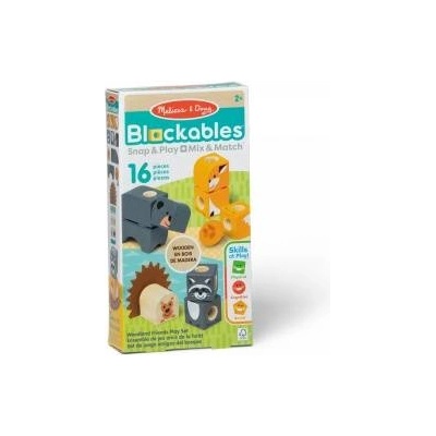 Melissa & Doug Mellisa&Doug: Blockables - Wooden Animals