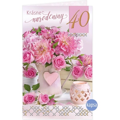 ARGUS Blahoželanie k narodeninám 40 15-6433/40
