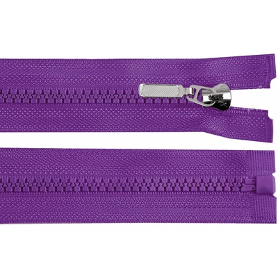Stoklasa Kostěný zip No 5 délka 80 cm s ozdobným jezdcem Balení: 1 ks, Varianta: 170 fialová purpura 170 fialová purpura