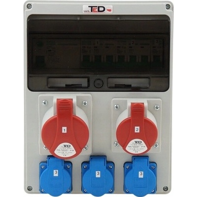 Rozvaděč TED 400 V IP44 32 A