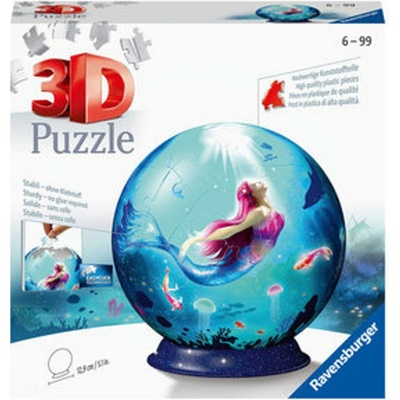 Ravensburger 3D Puzzleball Mořská panna 72 ks