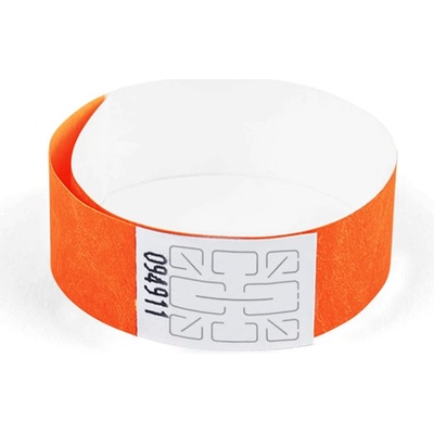 TYVEK Identifikační náramek 1,9 cm - neon orange – Zboží Dáma