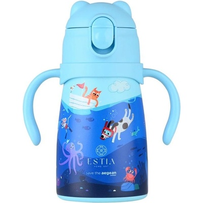 Estia Home Art Детска термобутилка Estia Save The Aegean - Ocean Play, 300 ml (01-33170)