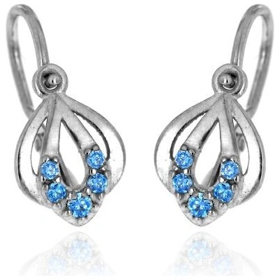 Zlatnictví U Kostela dětské zlaté náušnice lístečky 807MB