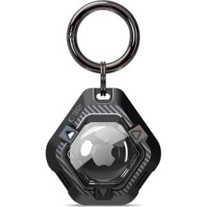 Tech-Protect Калъф за Apple AirTag 1/ 2, Tech-Protect Defense Case, Черен (5906302333417)